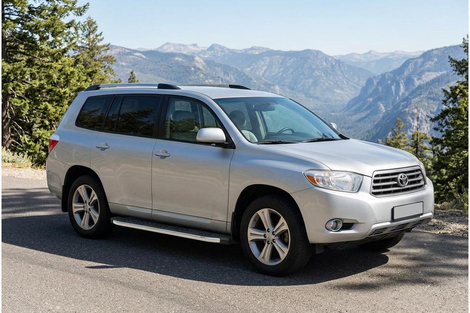 Toyota Highlander 2008-2013 Trittbretter BlackLine (2 Stk, Aluminium) Image