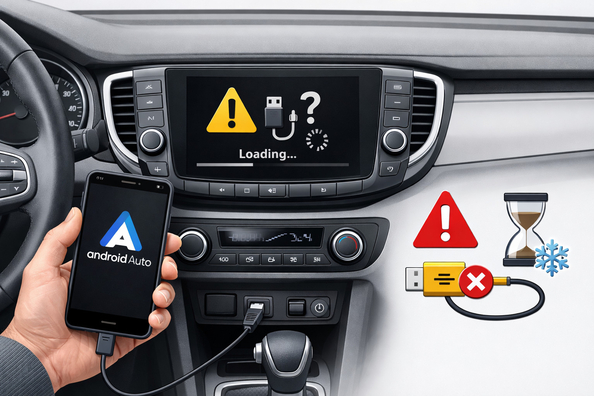 Warum Android Auto nicht funktioniert oder einfriert