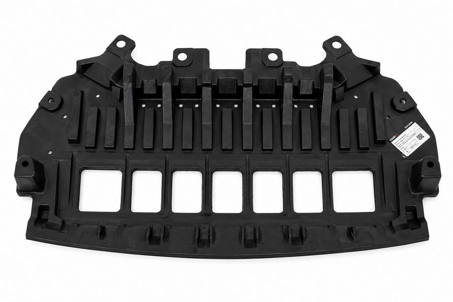 Mercedes S-class W222 2013-2022 Kunststoff-Unterfahrschutz unter Stoßstange S63/S65 (3 Stk.) Foto 3