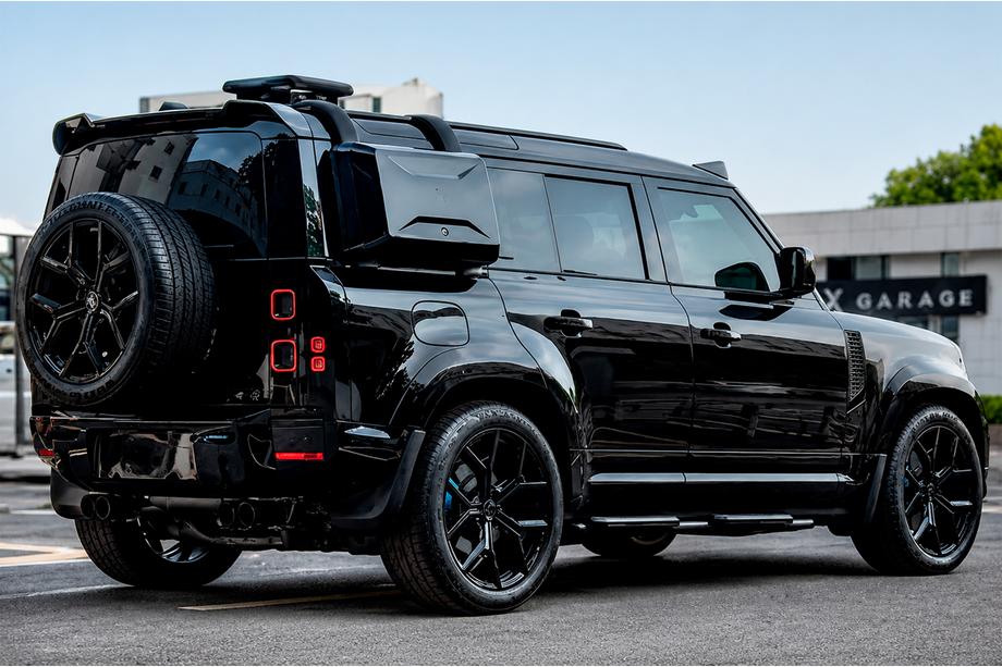 Land Rover Defender 2019- Schmutzfänger Type-A (Glanzschwarz, 4 Stk.) Image
