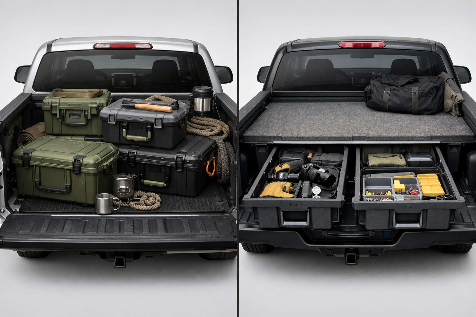Expeditionsboxen oder Ladeflächen-Organizer: Was ist besser?