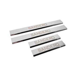Carmos V3 Einstiegsleisten (4 Stk., Edelstahl) Renault Sandero 2013-2022 Foto 3