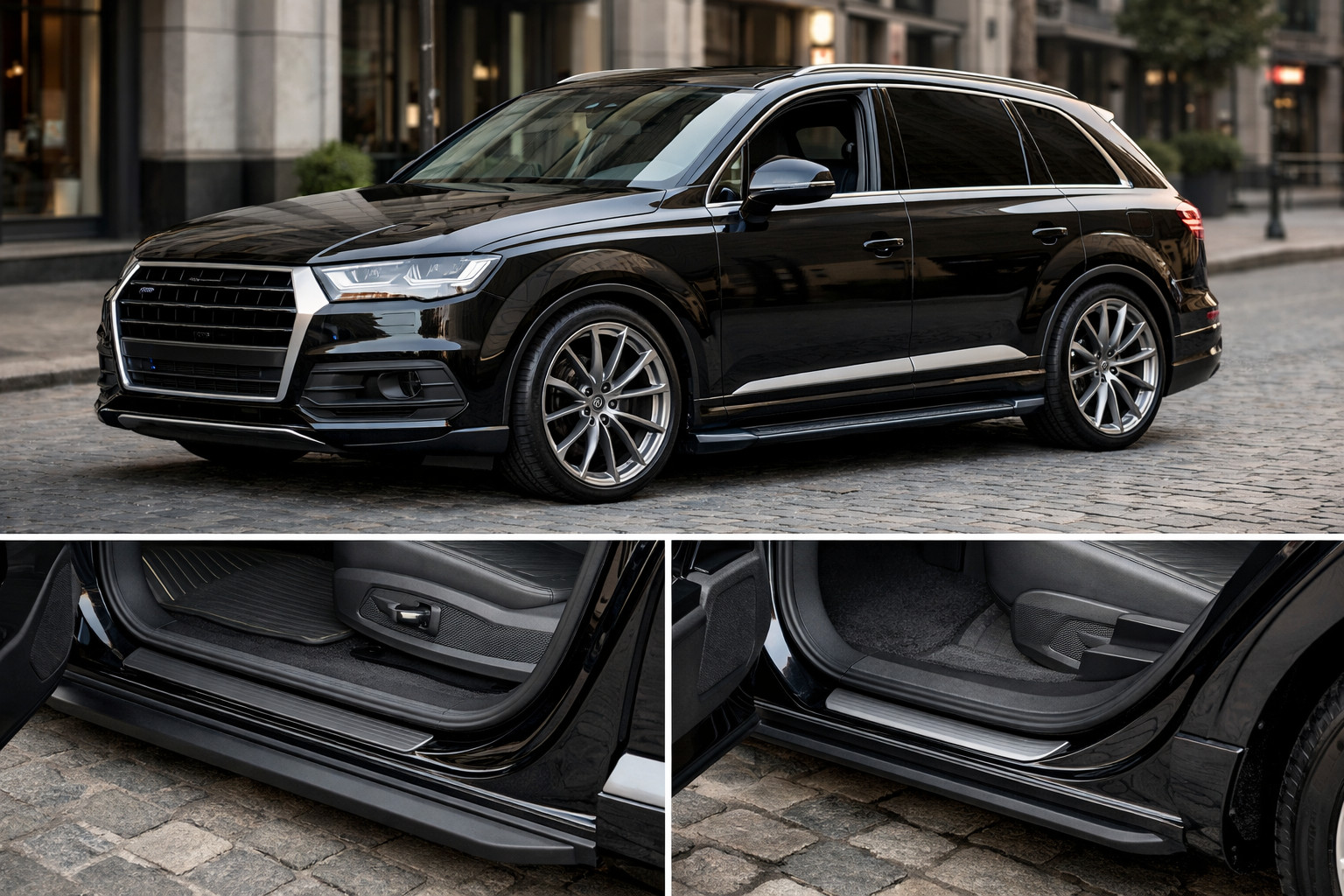Audi Q7 City-Start-Upgrade: Höhe, Komfort und saubere Schweller