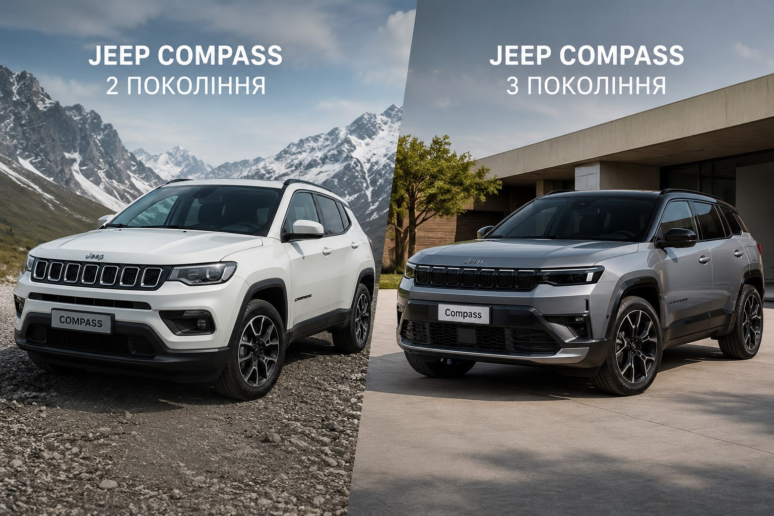 Neuer Jeep Compass der 3. Generation vs. Compass 2: Vergleich