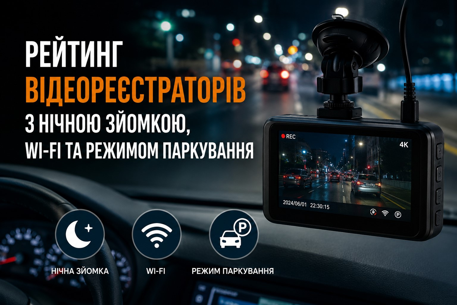 Dashcam-Ranking: Nachtsicht, WLAN und Parkmodus