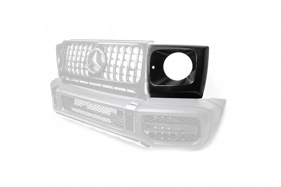 Mercedes G class W463 1990-2018 Scheinwerferblende links (Böser Blick, für Fahrzeuge mit montiertem Facelift-Set) Foto 2