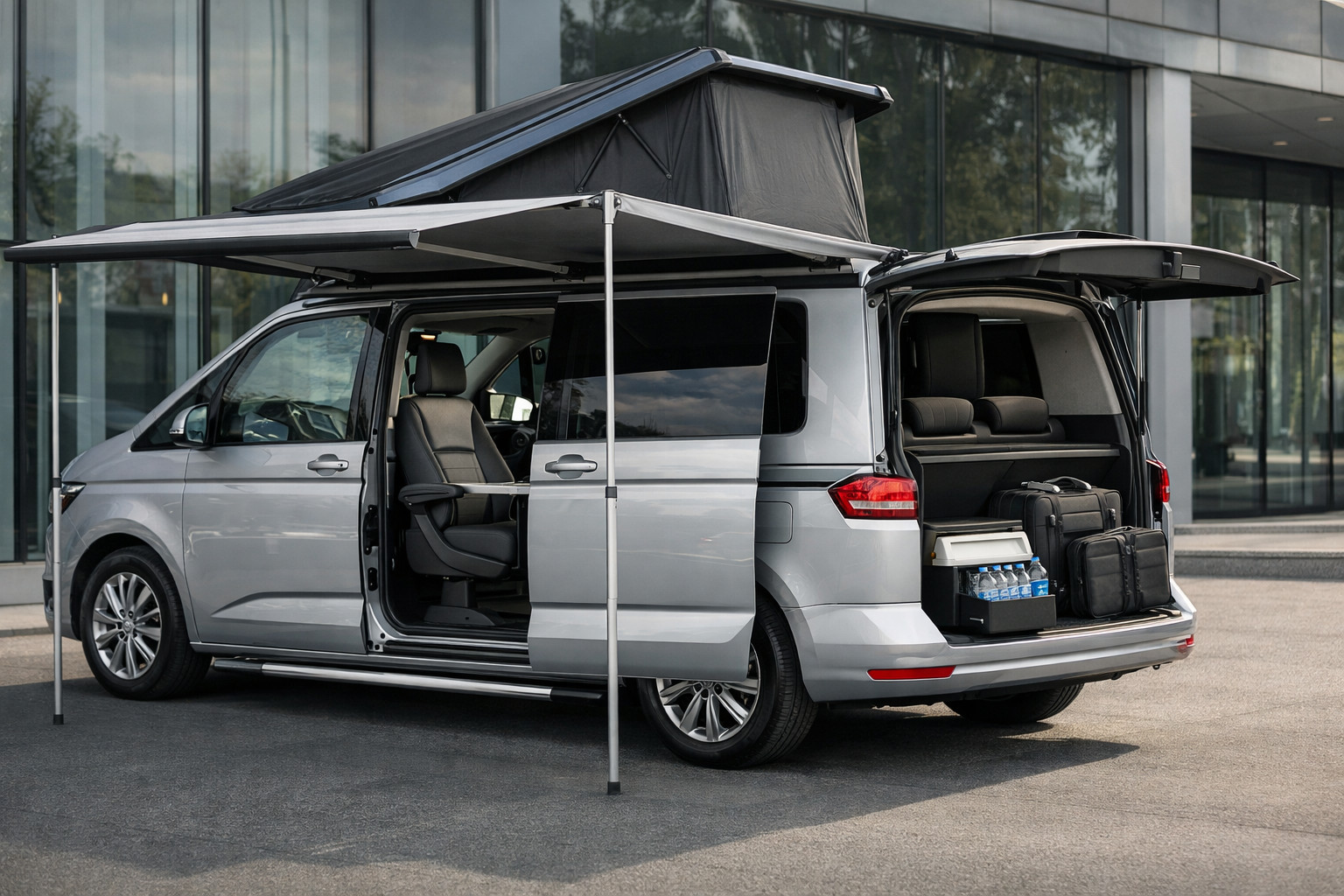 Volkswagen Caravelle T7 Upgrade-Paket für Business und Passagiere