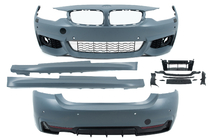 BMW 4 Series F32/F33/F36 2012-2020 M-Sport Bodykit-Set (für F32) Doppelendrohr einseitig Foto 3
