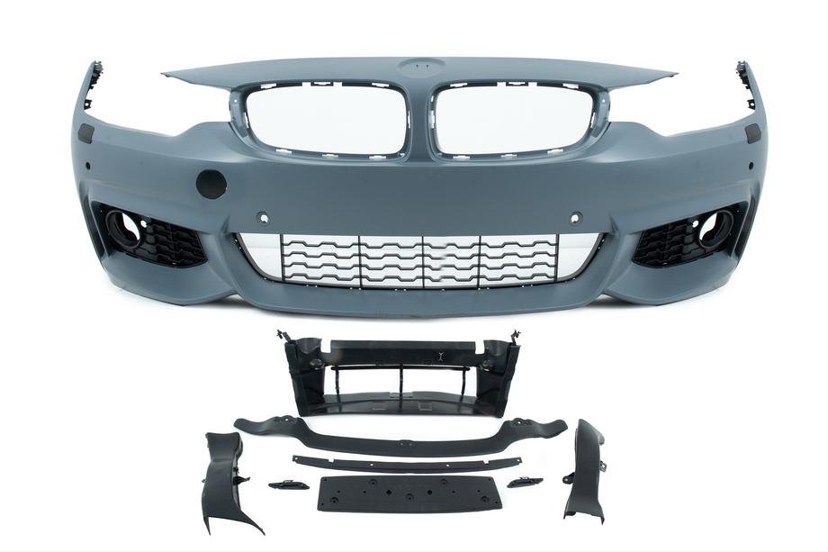 BMW 4 Series F32/F33/F36 2012-2020 M-Sport Bodykit-Set (für F32) Doppelflut-Auspuff (beidseitig) Foto 4