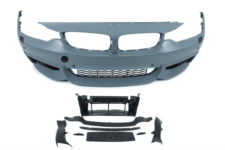 BMW 4 Series F32/F33/F36 2012-2020 M-Sport Bodykit-Set (für F32) Doppelflut-Auspuff (beidseitig) Foto 12