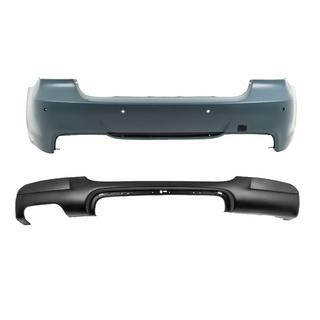 Heckstoßstange mit Diffusor für einseitige Doppelendrohre M-Sport (für E90 2008-2011) BMW 3 Series E90/E91 2005-2011