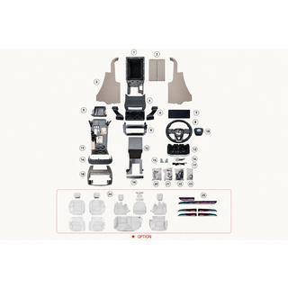 Innenraum-Upgrade-Kit (Armaturenbrettblenden) für Lexus GX460 2023 Style Foto 4