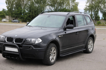BMW X3 E83 2003-2010 Seitenschweller KB001 Black (Edelstahl) Foto 2