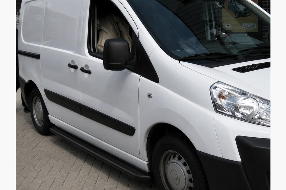 Citroen Nemo 2007-2017 Seitliche Trittbretter Premium Black (2 Stk., Edelstahl) Ø60 Image