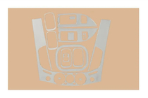 Mitsubishi L200 2006-2015 Armaturenbrett-Blenden V2 (13-teilig) Foto 1
