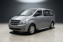 Hyundai H300, H1, Starex 2008-2020 Trittbretter Allmond Grey (2 Stk., Alu) Foto 1