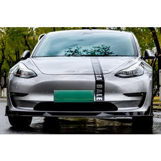 Frontspoiler-Lippe Lip Turbo (für 2017–2023) Tesla Model 3 2017- Foto 1