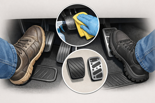 Rutschige Pedale und abgenutzte Schuhe im Alltag vermeiden Foto 1