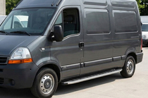 Opel Movano 2004-2010 Seitenschweller Fullmond (2 Stk., Aluminium) Foto 1
