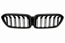 BMW 5er G30/G31 2017–2023 Nieren-Kühlergrill M-Look LCI-Design (2017-2020, Schwarz Hochglanz) Foto 5