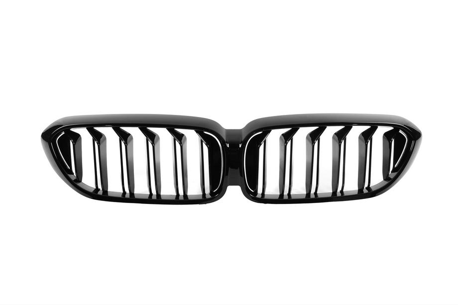 BMW 5er G30/G31 2017–2023 Nieren-Kühlergrill M-Look LCI-Design (2017-2020, Schwarz Hochglanz) Image