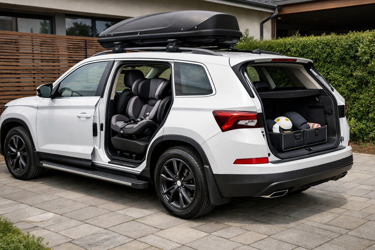 Was an Skoda Kodiaq 2016-2023 für saubere Einstiege und Familienalltag