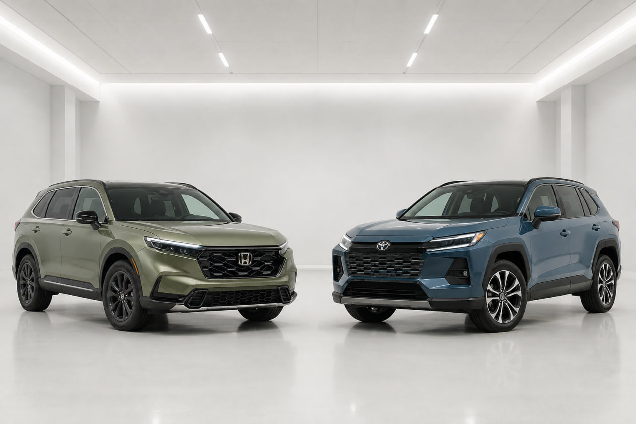 Toyota RAV4 2026 vs. Honda CR-V 2026: Welcher Hybrid-SUV ist besser?