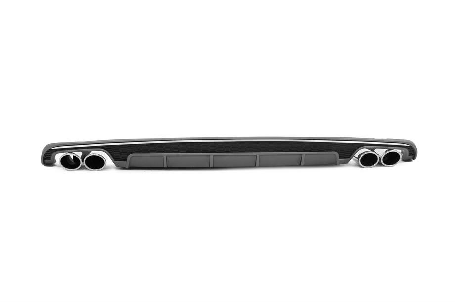 Audi A6 C7 2011-2017 Heckdiffusor mit Auspuffendrohrblenden S-Style (für S / S-Line 2014-2017) Image