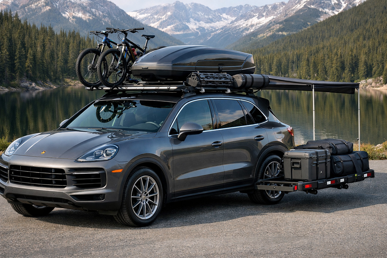 Was fürs Porsche Cayenne 2018+ fürs Dach und Reisen passt
