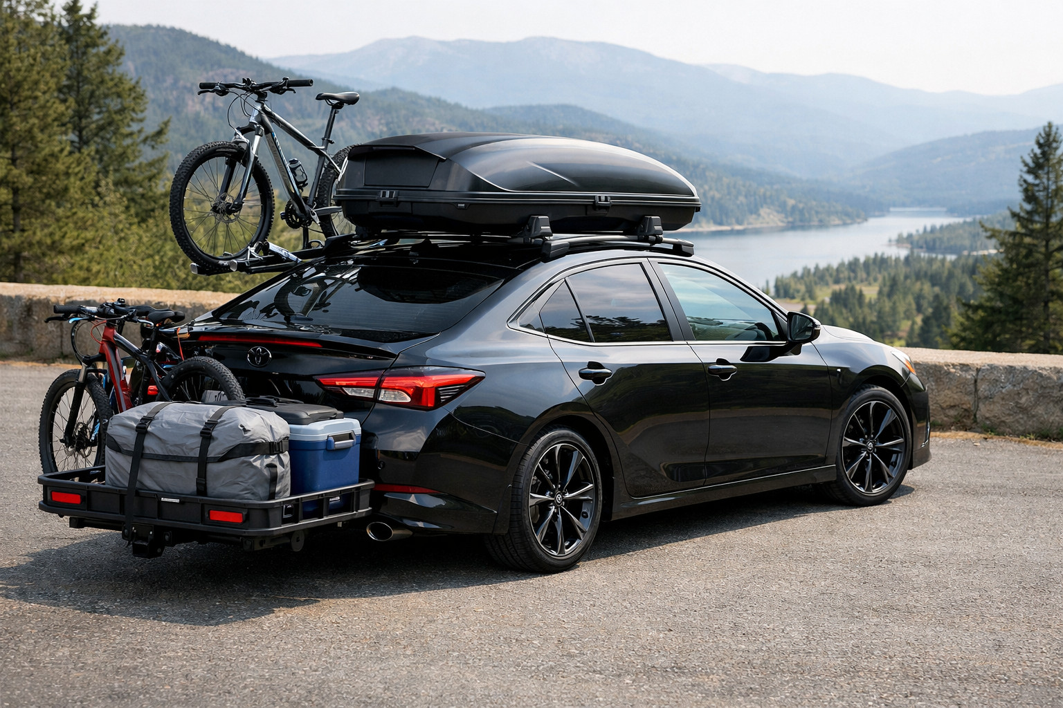 Was sich für Gepäck und Reisen an der Toyota Camry 2024 lohnt
