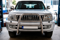 Toyota Land Cruiser 90 Prado 1996-2002 Frontbügel QT008 (Edelstahl) Foto 1