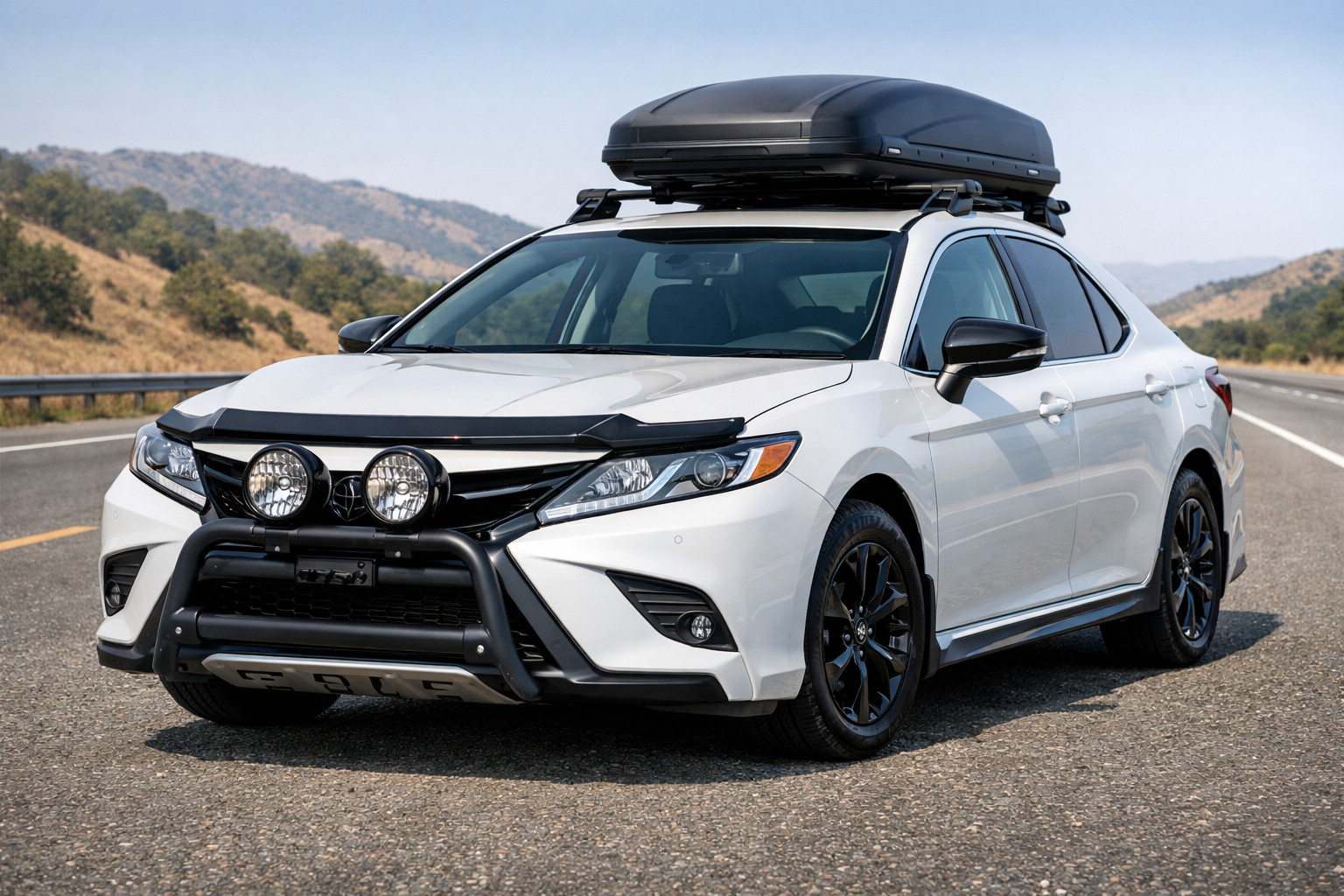 Was an Toyota Camry 2017–2023 für Autobahn und Frontschutz montieren