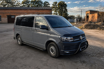 Volkswagen T5 Caravelle 2004-2010 Seitliche Trittbretter Premium Black (2 Stk., Edelstahl) Foto 2