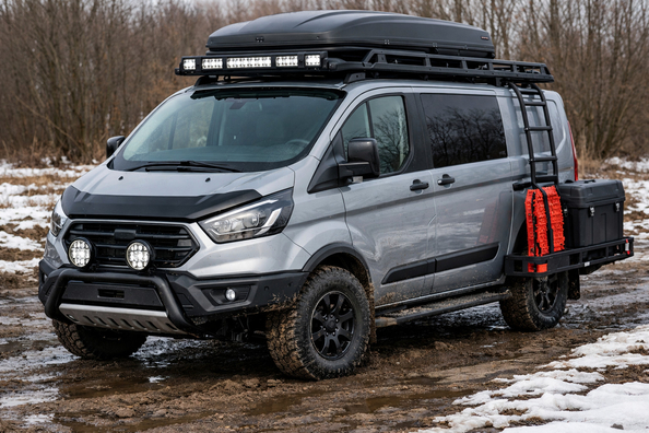 Umrüstpaket für Ford Transit Custom für die matschige Saison