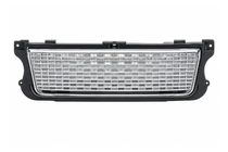 Range Rover III L322 2002-2012 Kühlergrill mit Seitengittern, silber (2010-2012) Foto 1