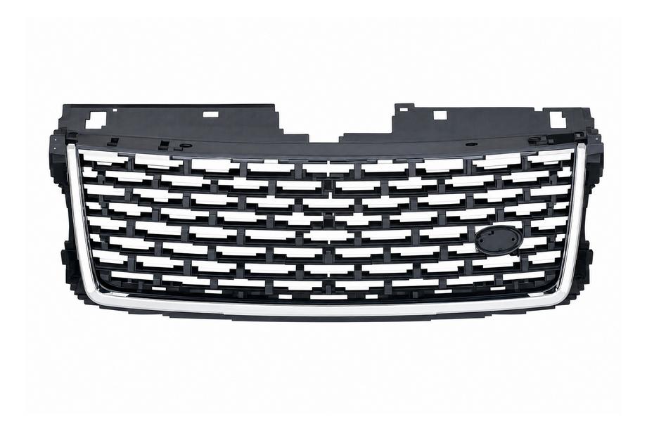 Range Rover IV L405 2013-2021 SVO Kühlergrill schwarz mit silbernen Streifen (2013) Image