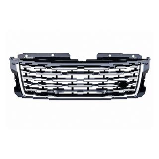 Schwarzer Kühlergrill mit silbernen Zierleisten (Facelift 2018→2023) Range Rover IV L405 2013-2021