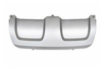 Range Rover Sport 2014-2022 Abdeckung Abschlepphaken hinten Stoßstange, silber (2014) Foto 1