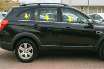 Chevrolet Captiva 2006-2019 Fensterunterkante Zierleisten Edelstahl (6 Stk) Foto 1