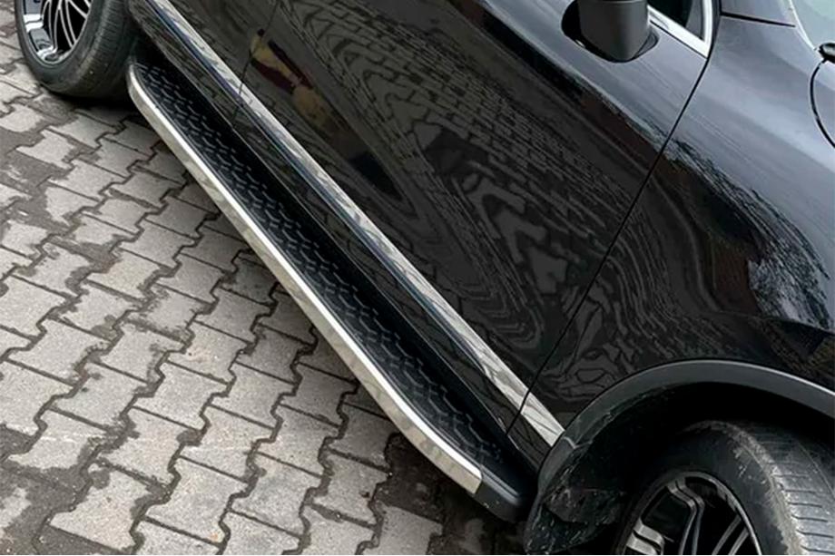 Volkswagen Touareg 2002–2010 Trittbretter BlackLine (2 Stk, Aluminium) Image