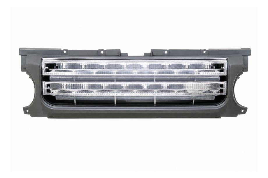 Land Rover Discovery IV 2009-2017 Kühlergrill – grauer Rahmen / silbernes Gitter Image