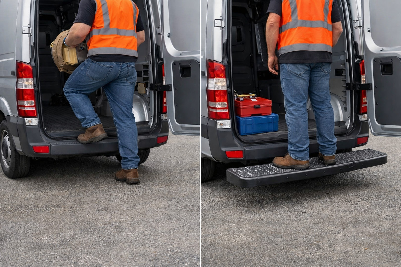Hintere Trittstufe für den Transporter: Wann ist sie wirklich nötig?