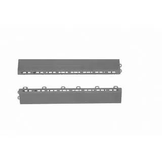 Montageschiene für Kühlergrill-Element P/P (40x6x1.8 cm, grau)
