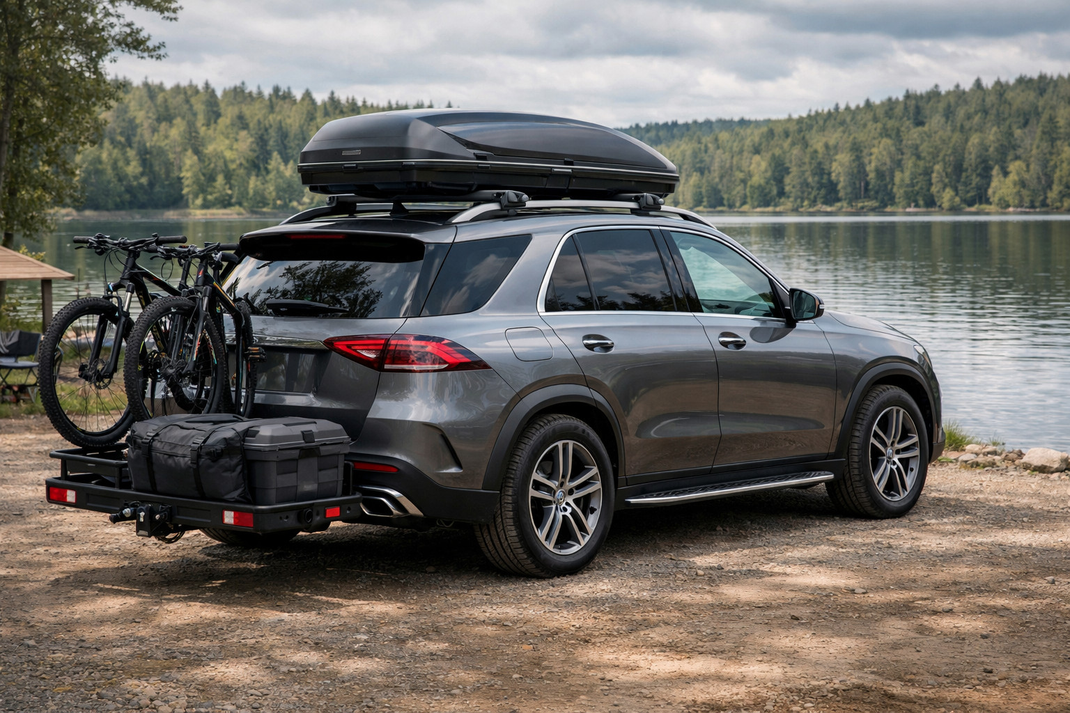 Was passt an den Mercedes GLE W167 für Familienfahrten und Dachgepäck