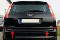 Ford C-Max 2004-2010 Kofferraumleiste Edelstahl Foto 1