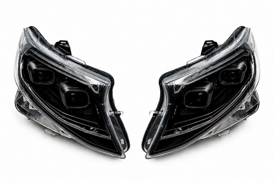 Mercedes Vito/V-class W447 2014- Frontscheinwerfer 2025 Design LED Black (für Vito, 2 Stk.) Foto 12