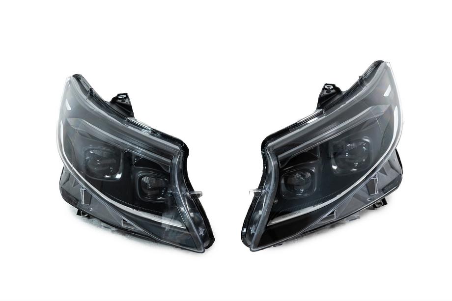 Mercedes Vito/V-class W447 2014- Frontscheinwerfer 2025 Design LED Black (für Vito, 2 Stk.) Foto 1
