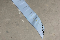 Volkswagen Caddy 2010-2015 B-Ware Ladekantenschutz für hintere Stoßstange mit Abkantung (Carmos V2, Stahl) Foto 3