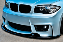 BMW 1 Series E81/E82/E87/E88 2004-2011 DPT Frontlippe (für 1M E87, 2004-2008, Schwarz glänzend) Foto 1