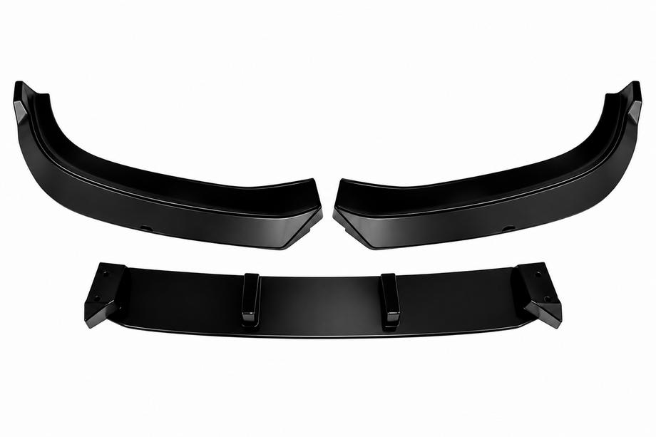 BMW 5 Series F10/F11 2010–2016 Frontlippe DPT (Base, F10, 2014-2017, Schwarz Hochglanz) Foto 2